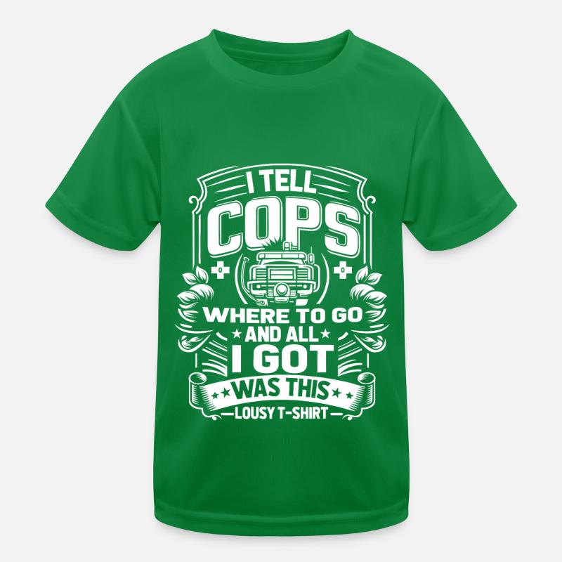Notruf Leitstelle Einsatzzentrale Kinder Funktions-T-Shirt