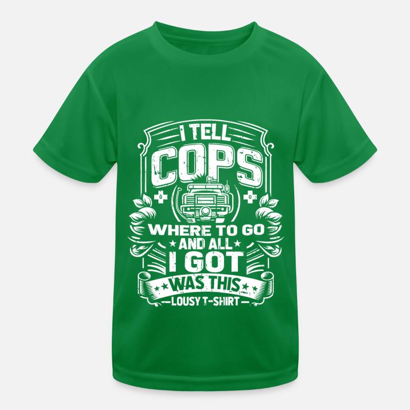 Notruf Leitstelle Einsatzzentrale Kinder Funktions-T-Shirt