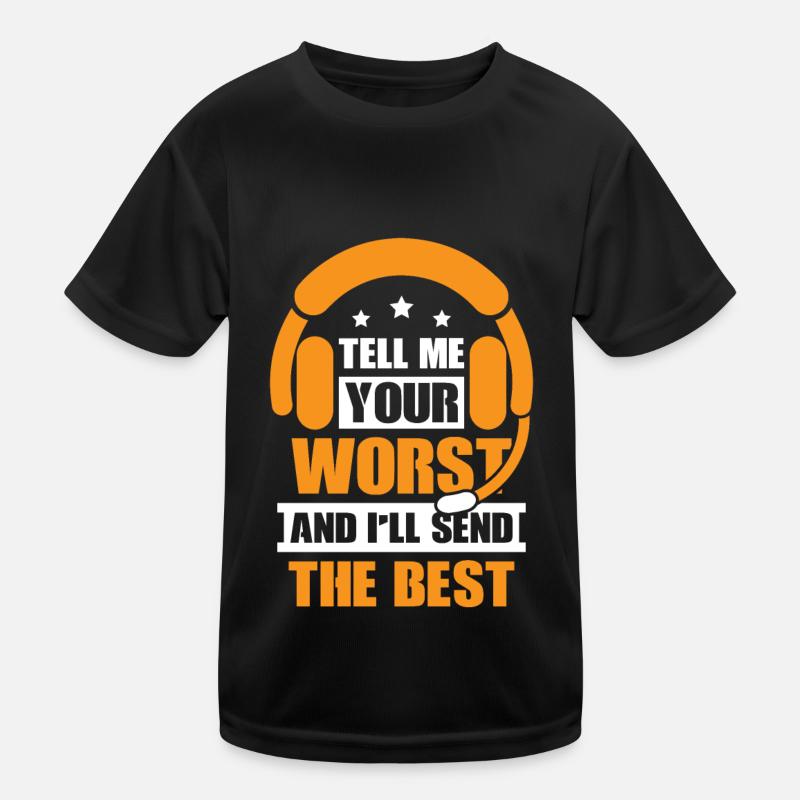 Notruf Leitstelle Einsatzzentrale Kinder Funktions-T-Shirt