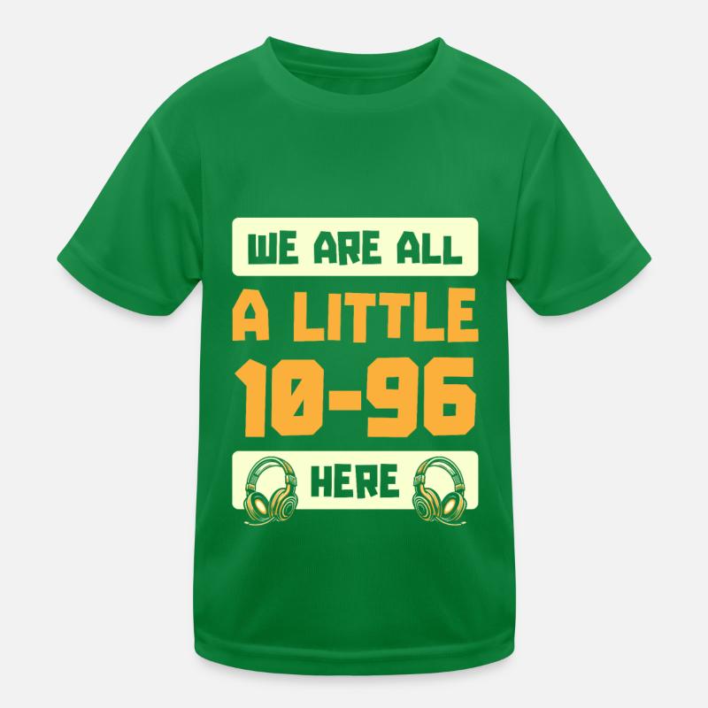 Emergency Call Control Center Operations Center Kids Functional T-Shirt