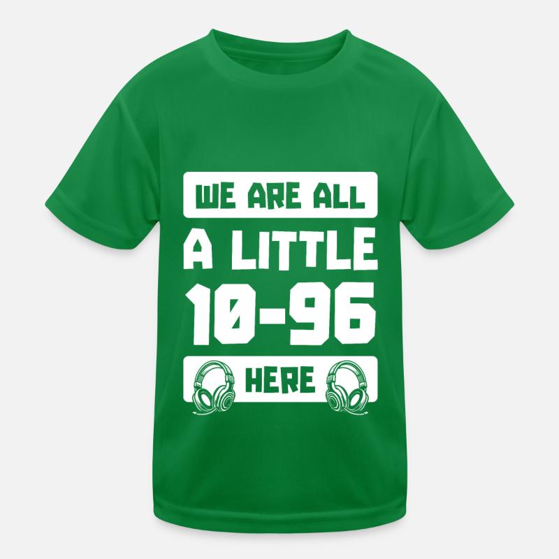 Emergency Call Control Center Operations Center Kids Functional T-Shirt