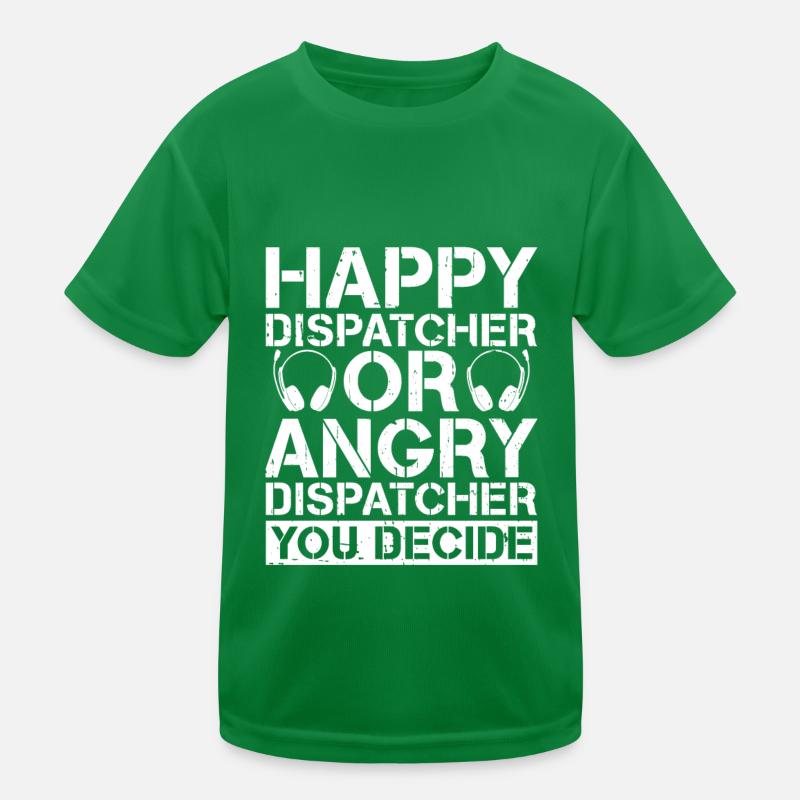 Notruf Leitstelle Einsatzzentrale Kinder Funktions-T-Shirt