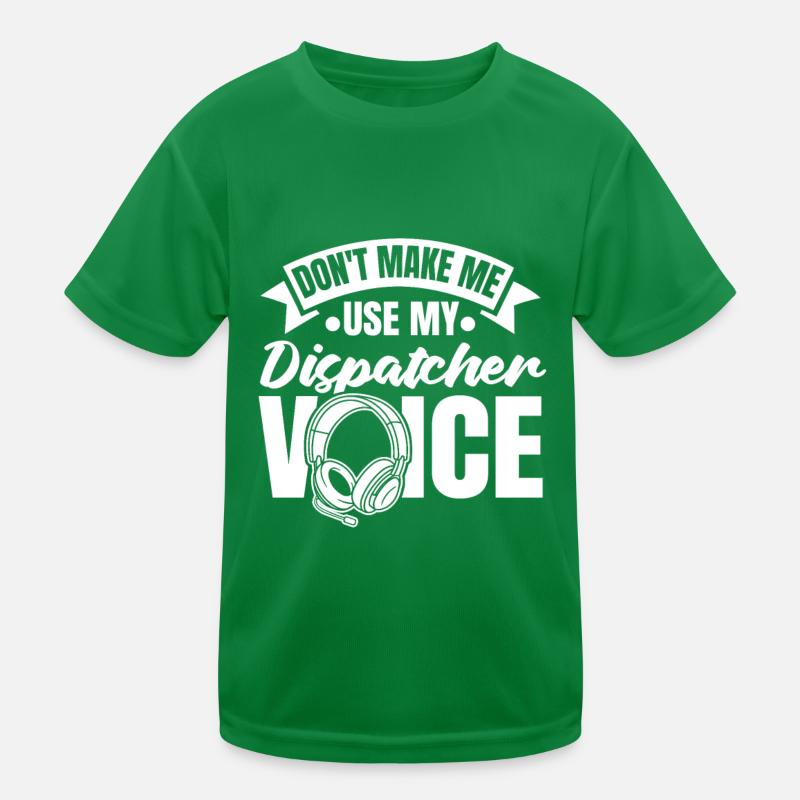 Notruf Leitstelle Einsatzzentrale Kinder Funktions-T-Shirt