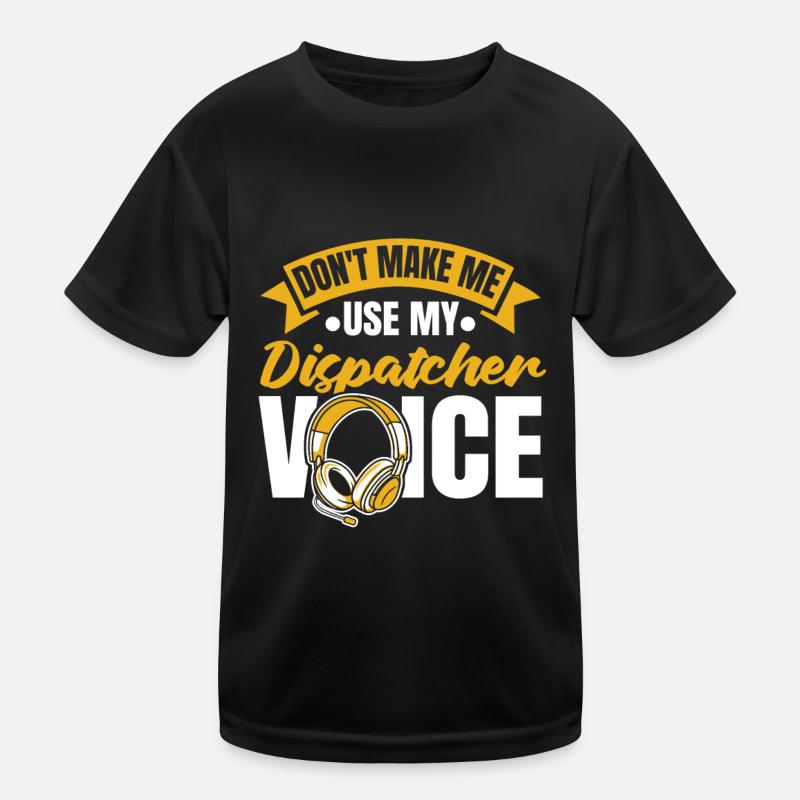 Emergency Call Control Center Operations Center Kids Functional T-Shirt