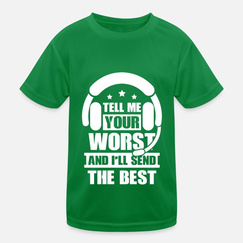 Notruf Leitstelle Einsatzzentrale Kinder Funktions-T-Shirt
