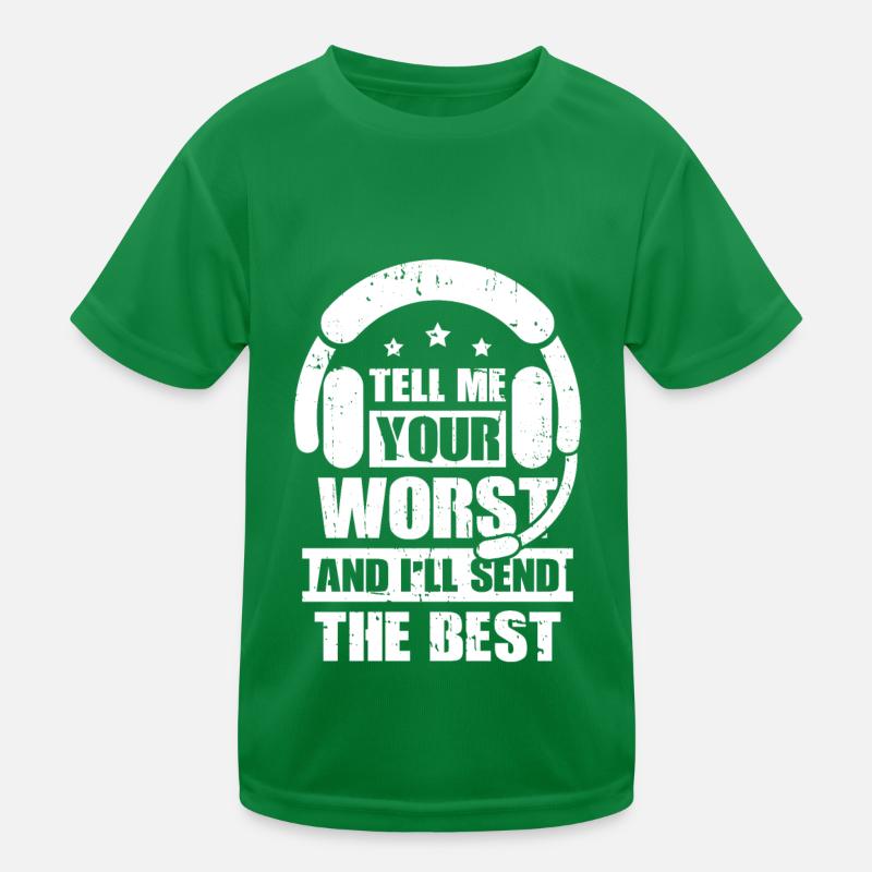 Notruf Leitstelle Einsatzzentrale Kinder Funktions-T-Shirt