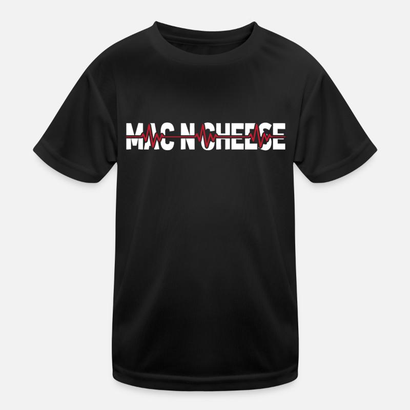 Mac N Cheese Mac And Cheese Ekg Heartbeat Kinder Funktions-T-Shirt