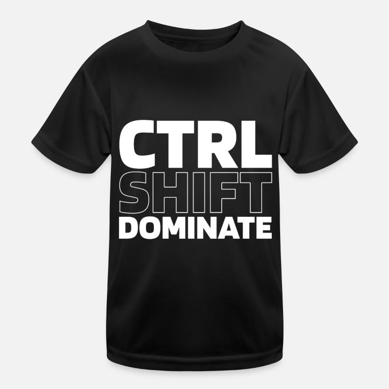 Gamer Gaming Ctrl Alt Defeat Kids Functional T-Shirt