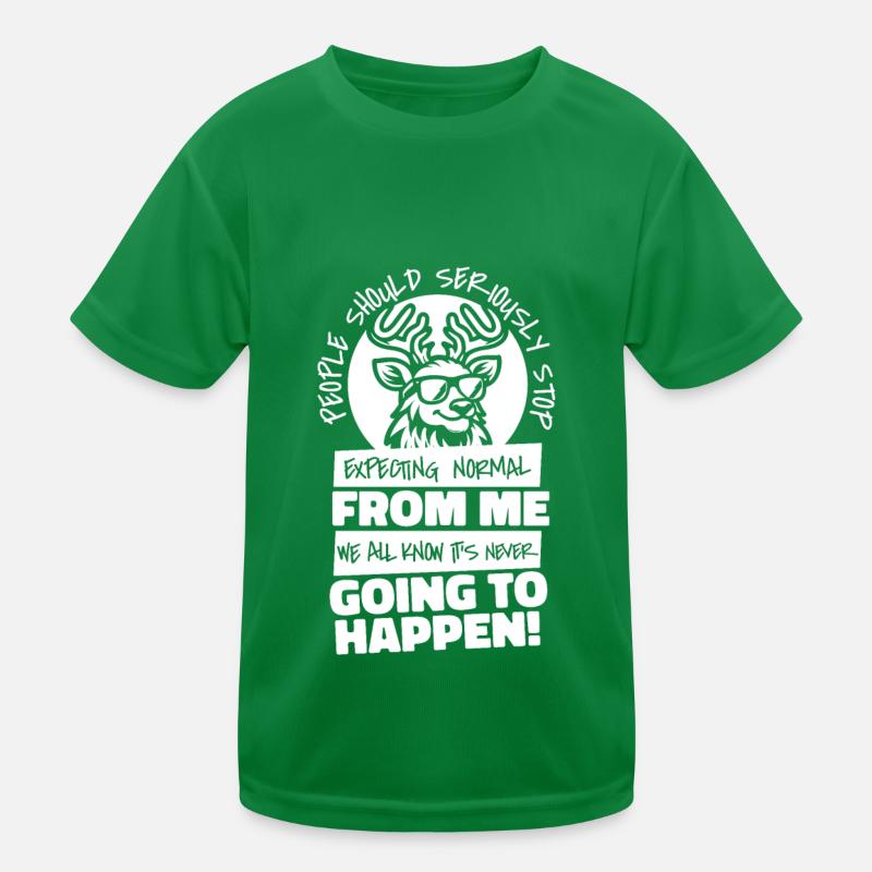 Hirsch Kinder Funktions-T-Shirt