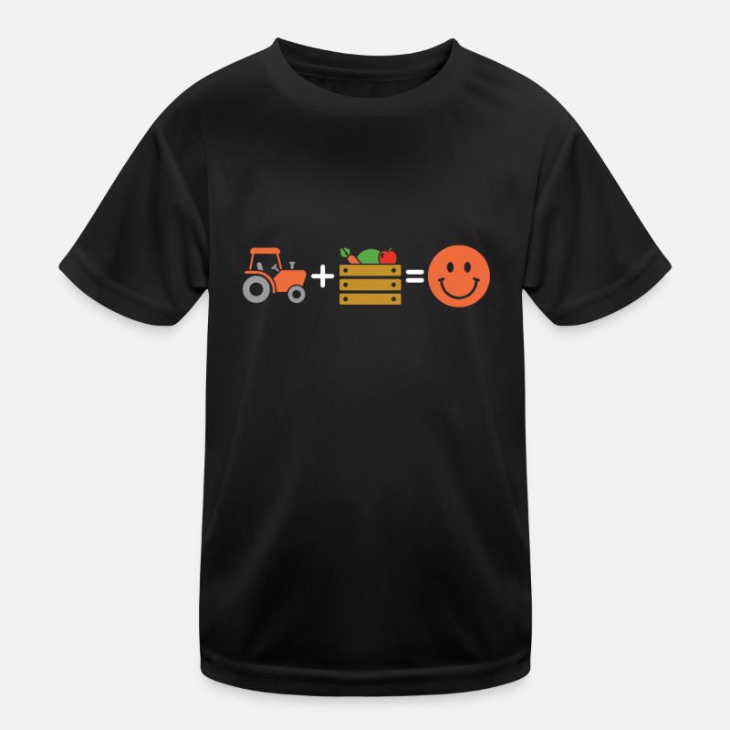 Bauer Landwirt Kinder Funktions-T-Shirt
