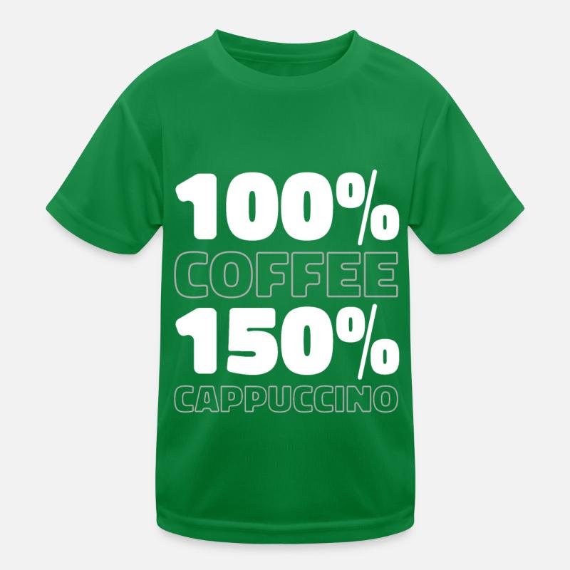 Kaffee Cafe Kinder Funktions-T-Shirt