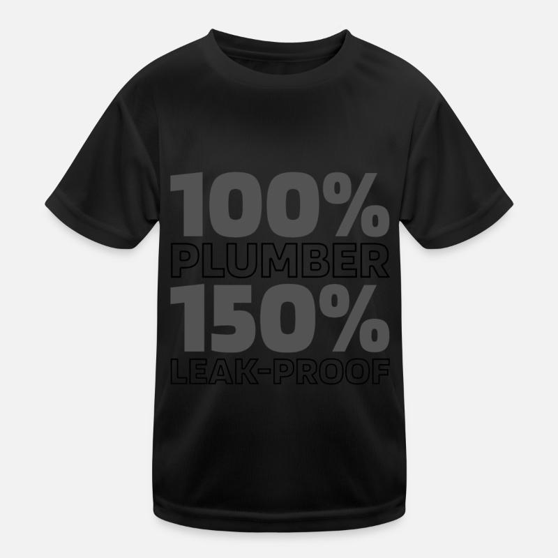 Plumber Installer Kids Functional T-Shirt