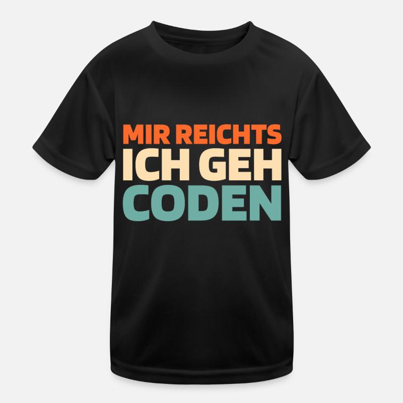 Entwickler Coder Programmierer Kinder Funktions-T-Shirt