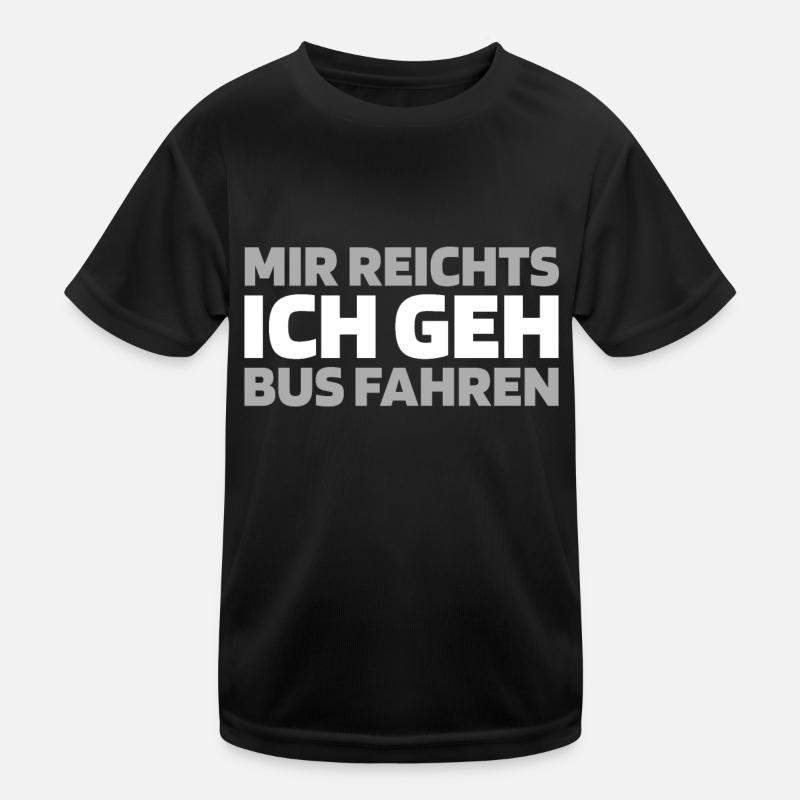 Chauffeur de bus J’en ai marre je vais prendre le bus T-shirt sport Enfant