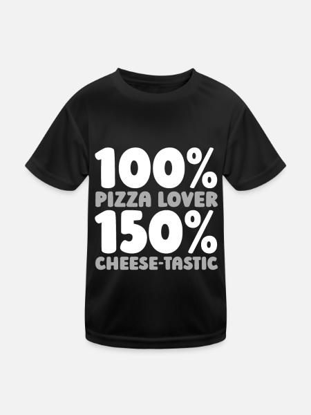 Pizza - T-shirt sport Enfant - noir - Devant