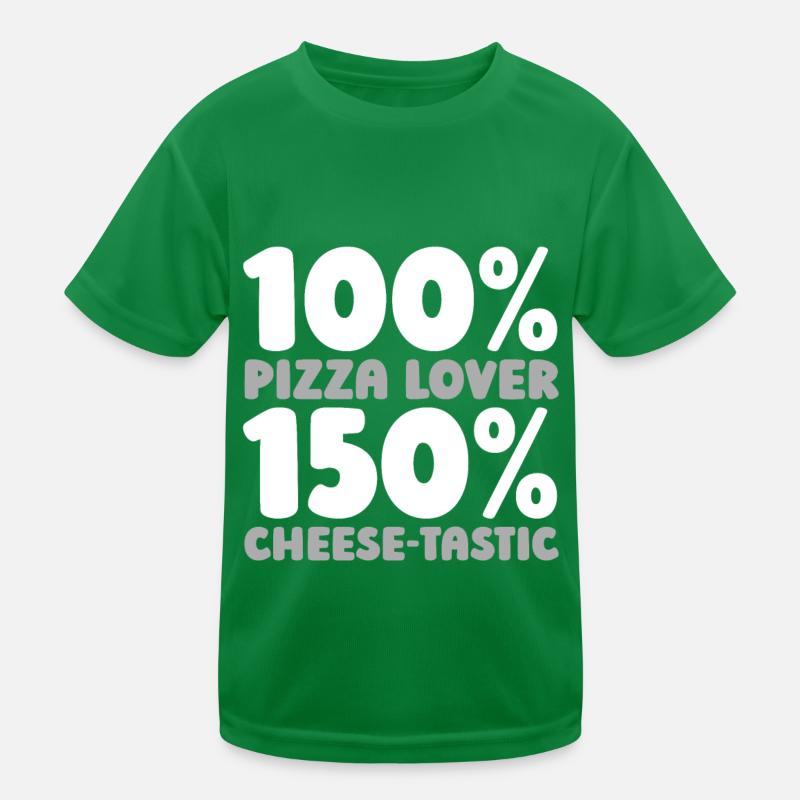 Pizza Kinder Funktions-T-Shirt