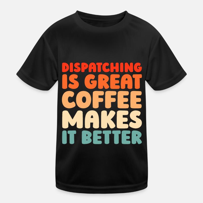 Emergency Call Control Center Operations Center Kids Functional T-Shirt