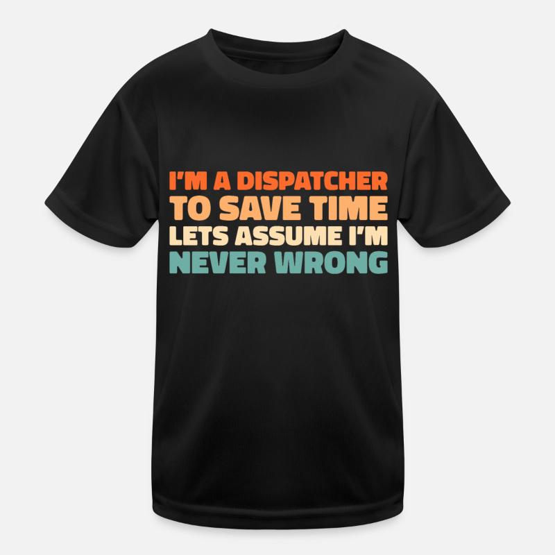 Emergency Call Control Center Operations Center Kids Functional T-Shirt