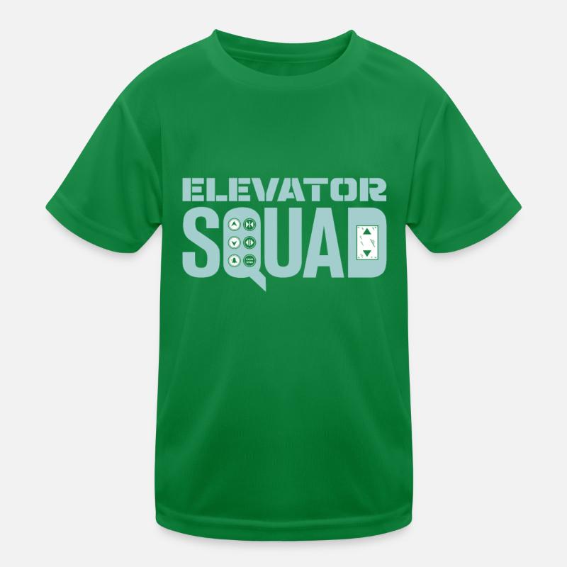 Fahrstuhl Aufzug Kinder Funktions-T-Shirt
