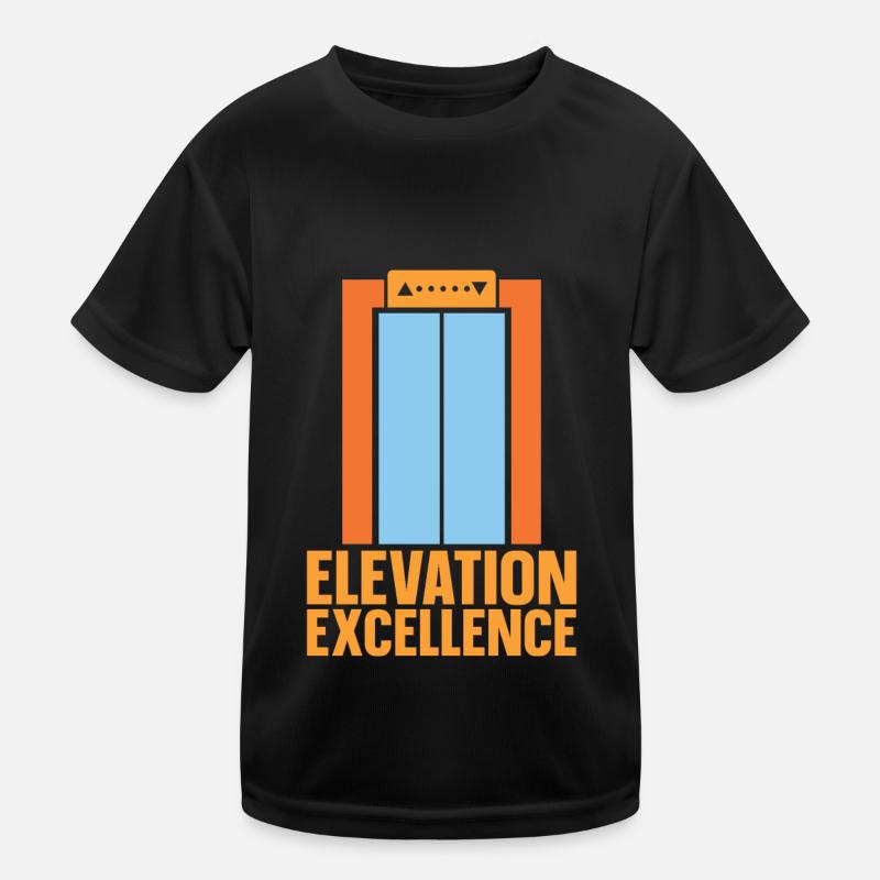 Fahrstuhl Aufzug Kinder Funktions-T-Shirt