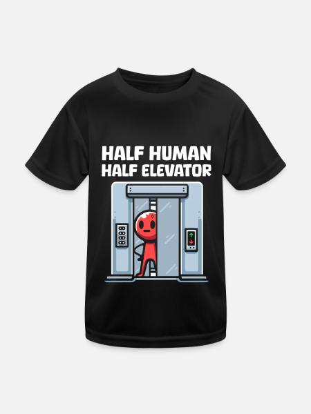 Elevator Elevator - Kids Functional T-Shirt - black - Front