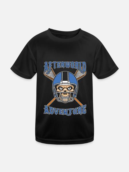 Lacrosse Afterworld Adventure - Kids Functional T-Shirt - black - Front