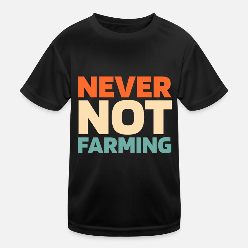 Bauer Landwirt Kinder Funktions-T-Shirt