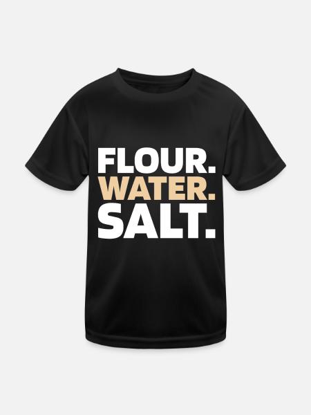 Pain au levain - T-shirt sport Enfant - noir - Devant
