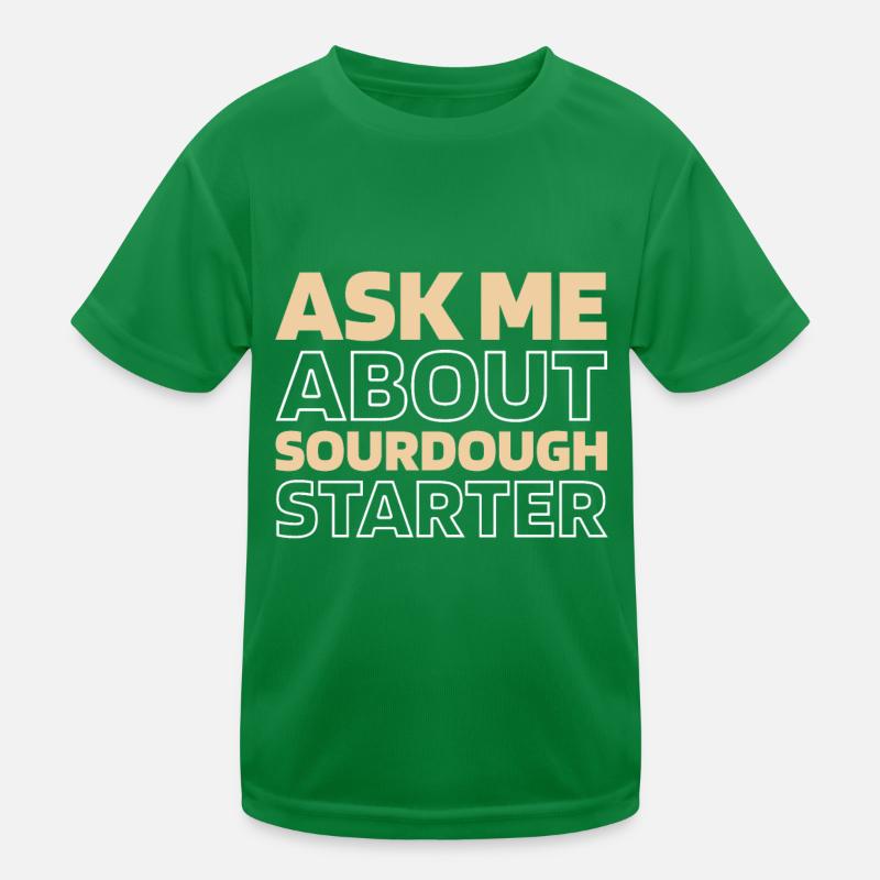 Sauerteig Brot Kinder Funktions-T-Shirt