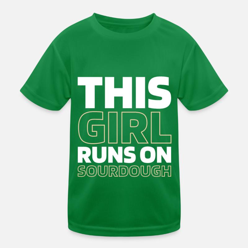 Sourdough bread Kids Functional T-Shirt