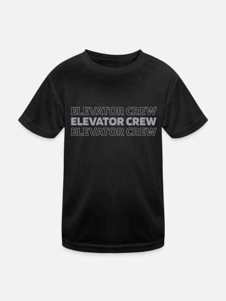 Elevator Elevator - Kids Functional T-Shirt - black - Front