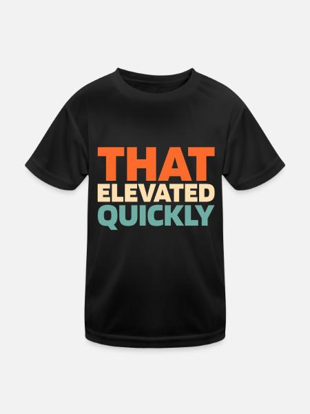 Elevator Elevator - Kids Functional T-Shirt - black - Front