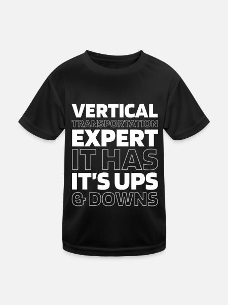 Elevator Elevator - Kids Functional T-Shirt - black - Front