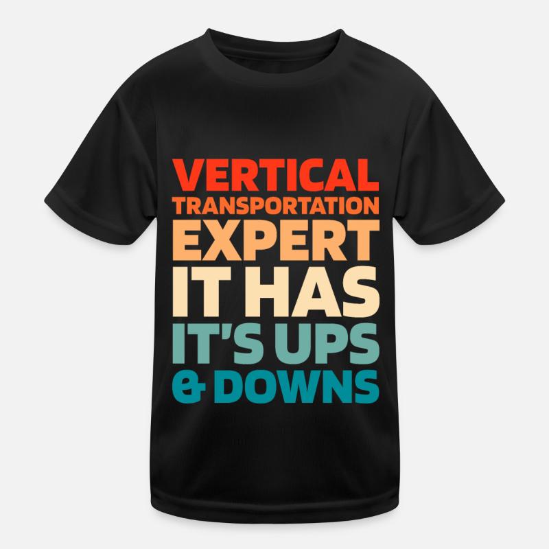 Fahrstuhl Aufzug Kinder Funktions-T-Shirt