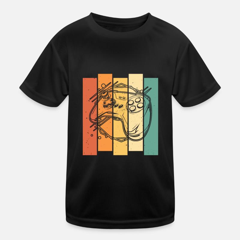 Manette de jeu Gamer Gaming T-shirt sport Enfant