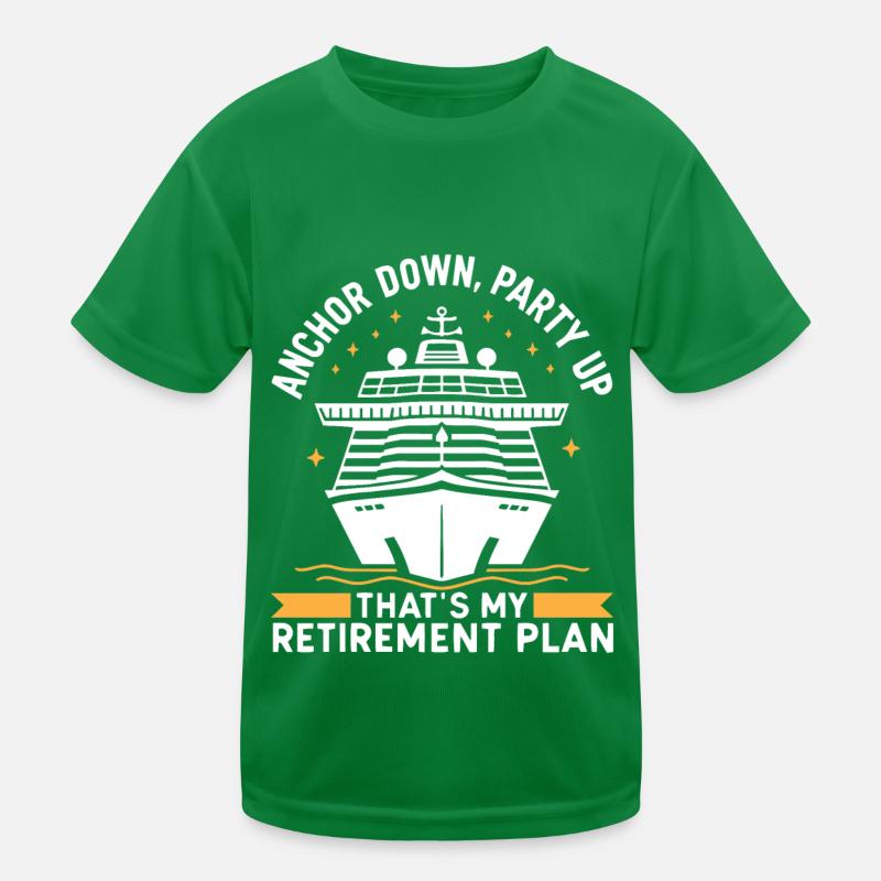Kreuzfahrt Retired Retirement Kinder Funktions-T-Shirt