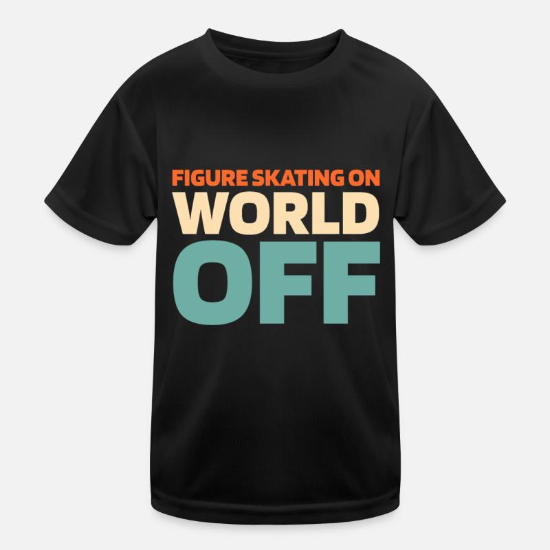 Figure skating figure skater Kids Functional T-Shirt
