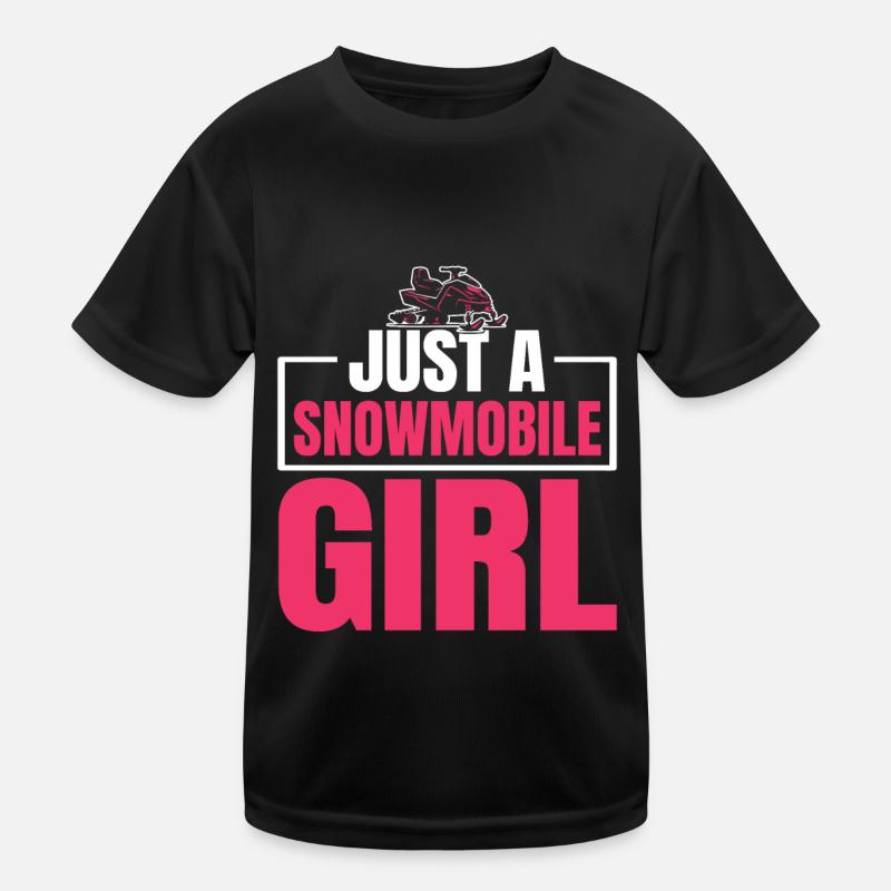 Snowmobile Snowmobile Kids Functional T-Shirt