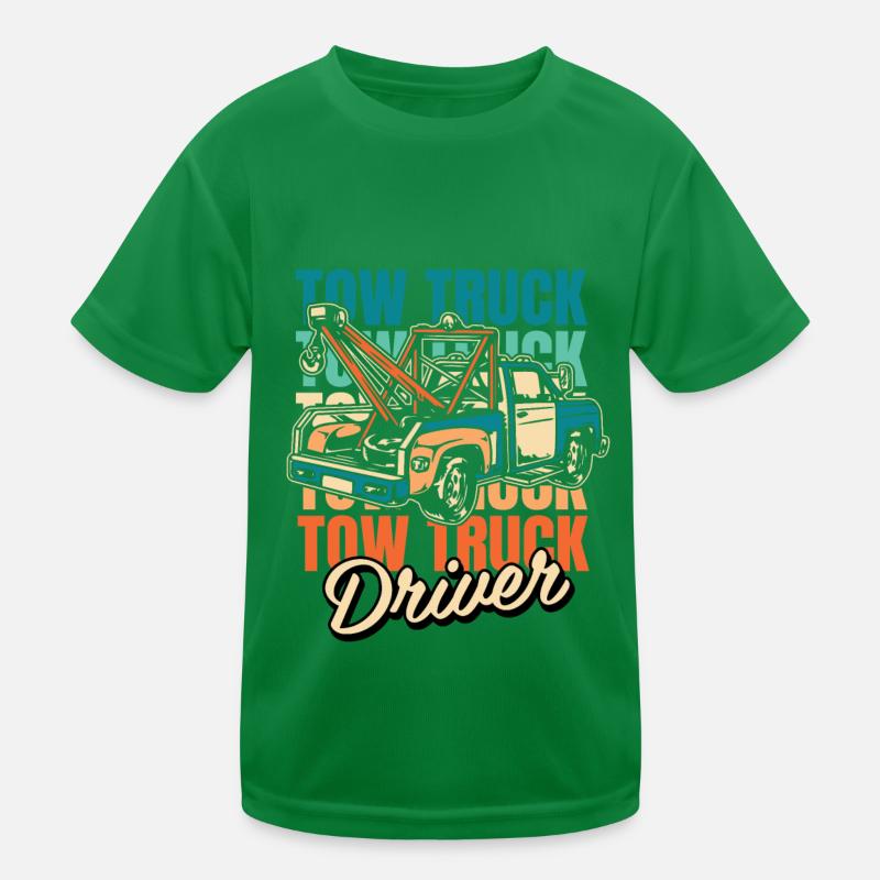 Abschleppdienst Abschlepper Kinder Funktions-T-Shirt