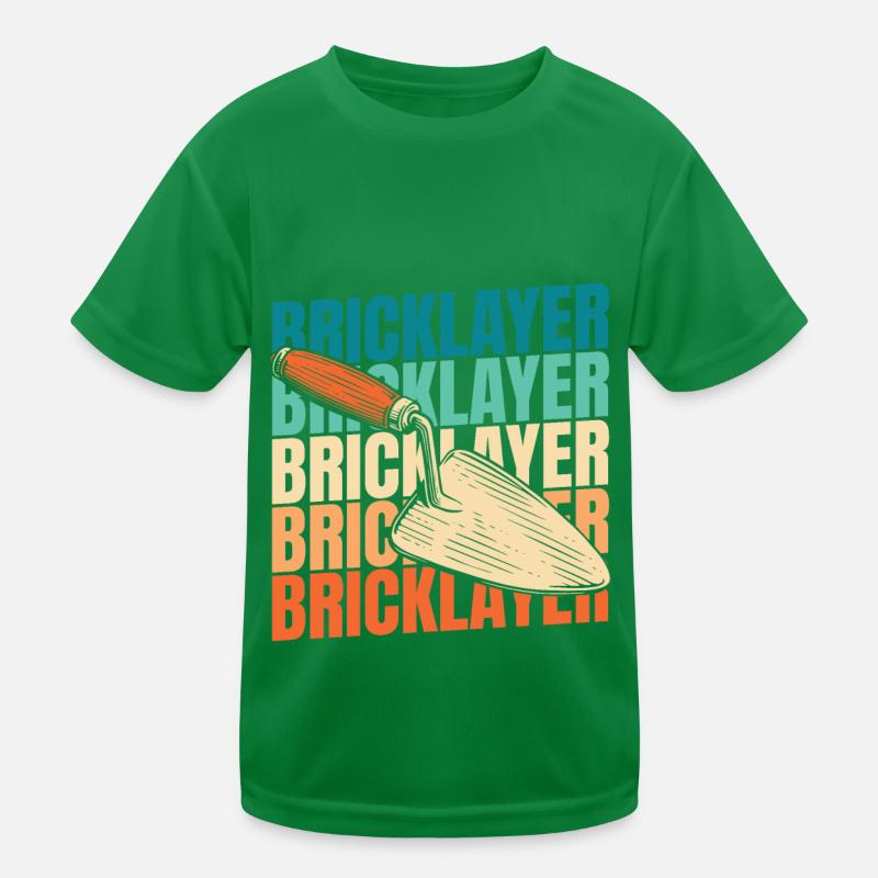 Bricklayer Kids Functional T-Shirt