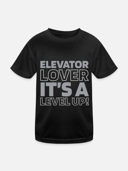 Elevator Elevator - Kids Functional T-Shirt - black - Front