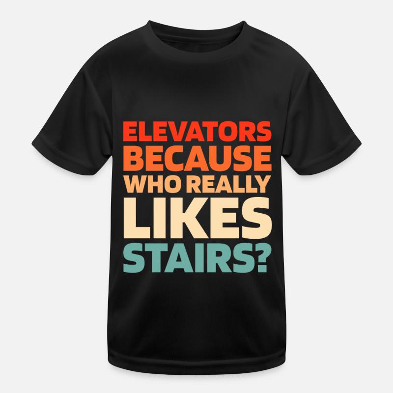 Elevator Elevator Kids Functional T-Shirt