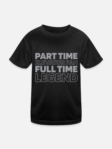 Elevator Elevator - Kids Functional T-Shirt - black - Front