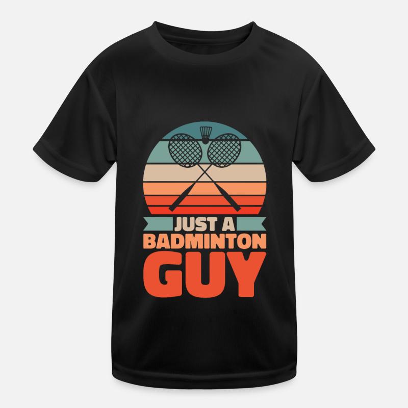 Volant de badminton : juste un gars de badminton T-shirt sport Enfant
