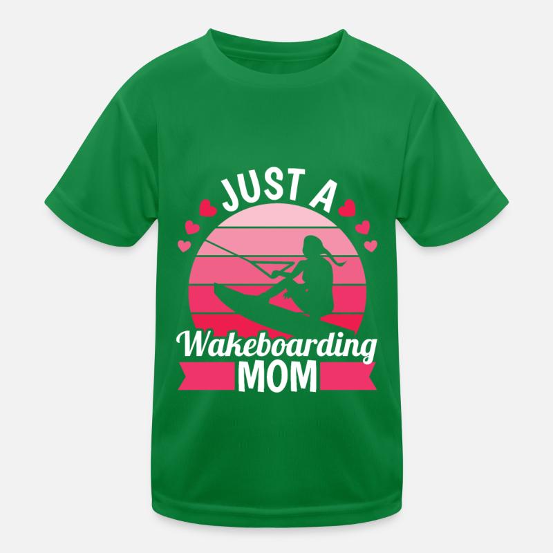 Wakeboard Wakeboarder Juste une maman wakeboard T-shirt sport Enfant