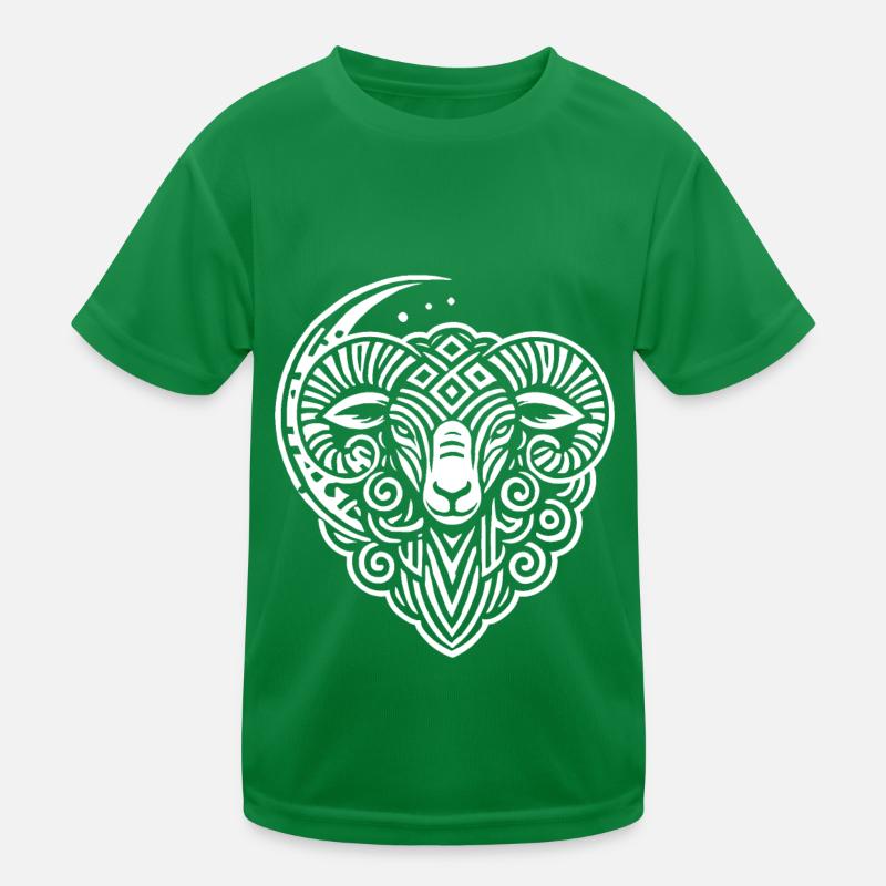 Schaf Moon Phases Kinder Funktions-T-Shirt