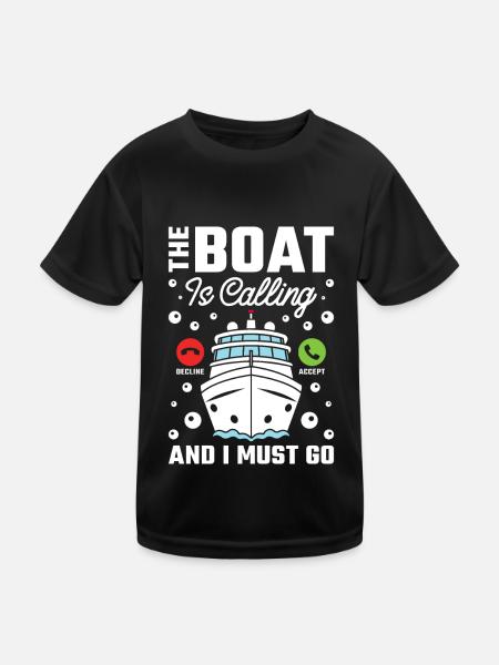 Croisière - T-shirt sport Enfant - noir - Devant
