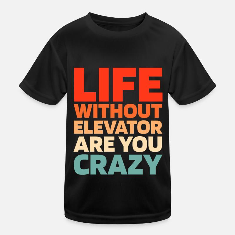 Elevator Elevator Kids Functional T-Shirt
