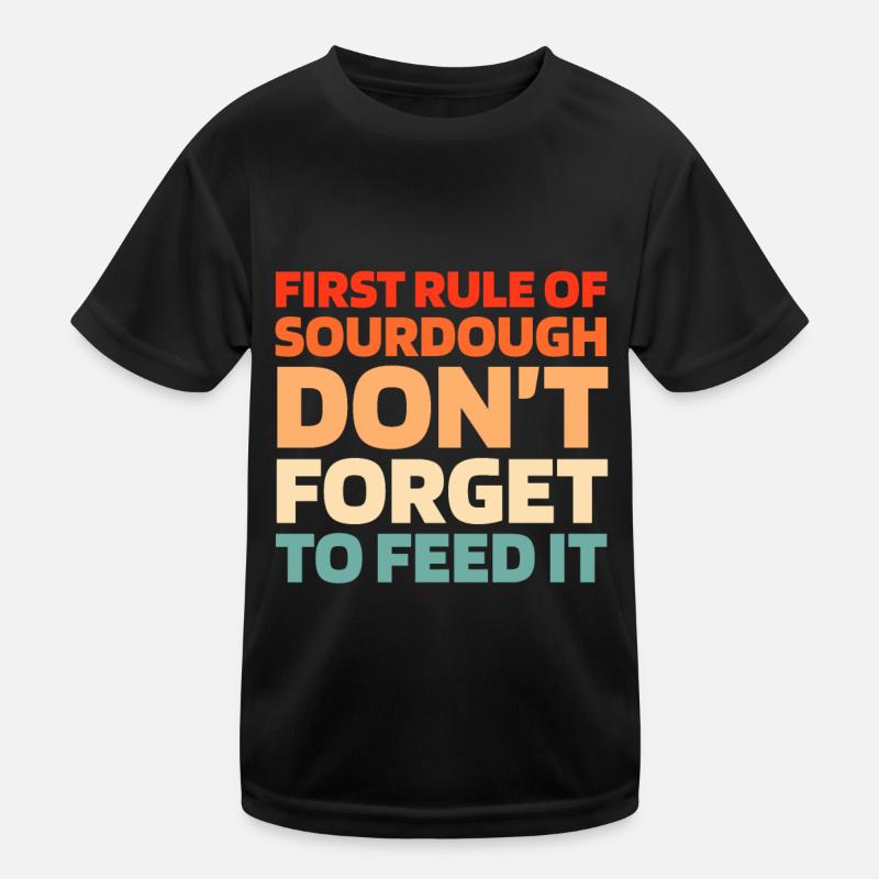 Sourdough bread Kids Functional T-Shirt