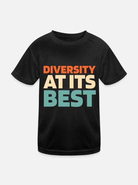 Pain au levain - T-shirt sport Enfant - noir - Devant
